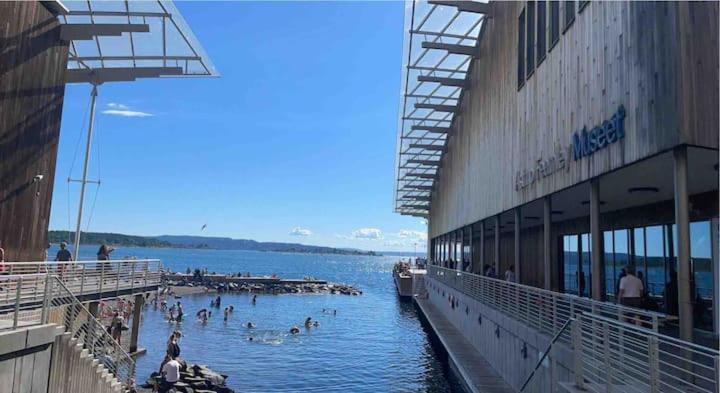 Exclusive Apartment, Sea View To Oslo Fjord, Located On Water In Oslo Center Zewnętrze zdjęcie